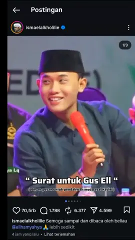 ketika para gus dan lora sudah turun tangan,,, terimakasih sudah mewakili keresahan kami🙇‍♀️ #ismaelkholilie #husainbasyaiban #basyasman00 #ellhamyahya 