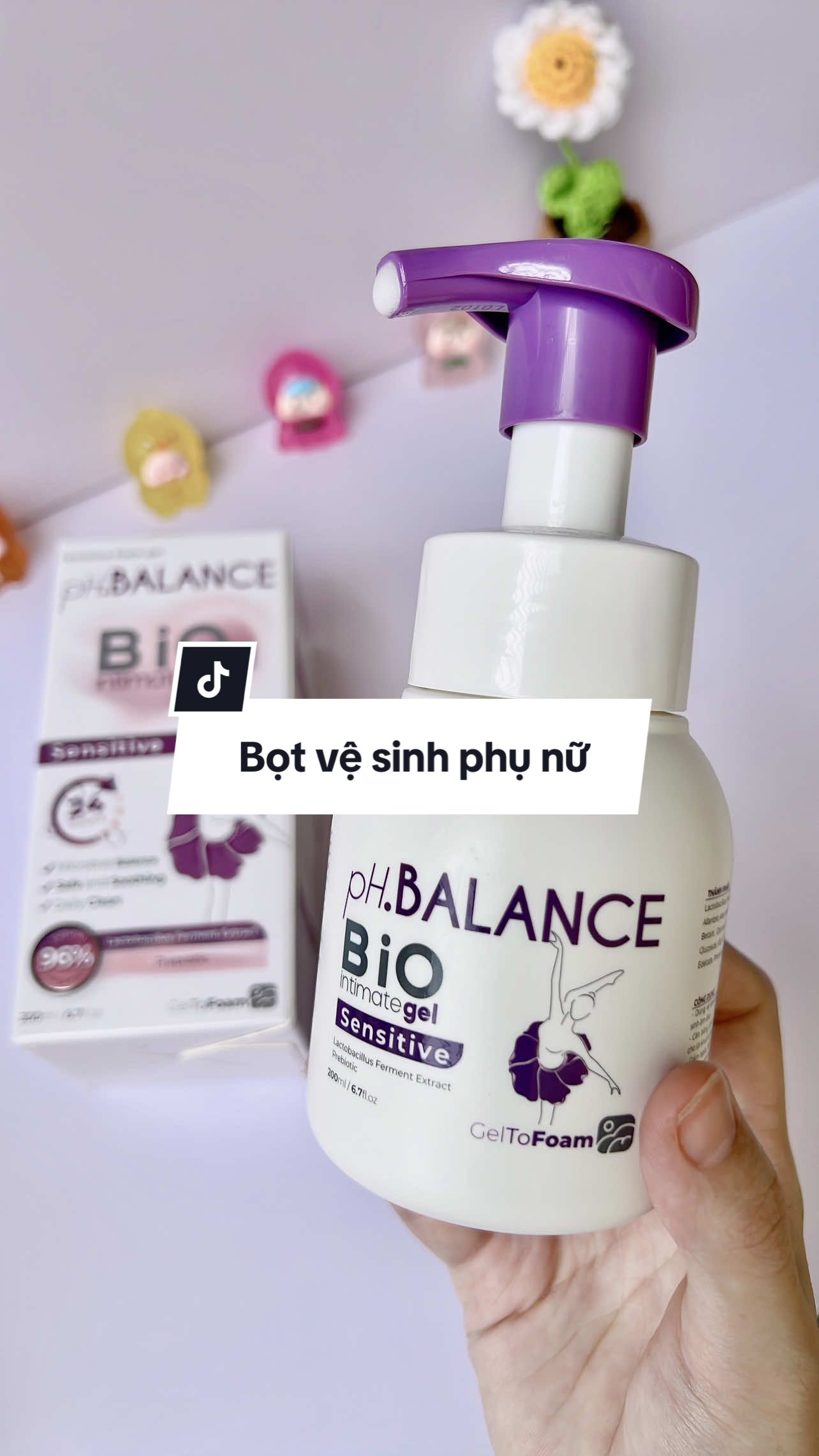Bọt vệ sinh lợi khuẩn pH.Balance BiO giúp cải thiện tình trạng rau mùi, khí hư bã đậu cho chị em #pHbalance #botvesinh #bio #ddvs #taitaomiendich #empenana  @Em pé NaNa ✅  @Em pé NaNa ✅  @Em pé NaNa ✅ 