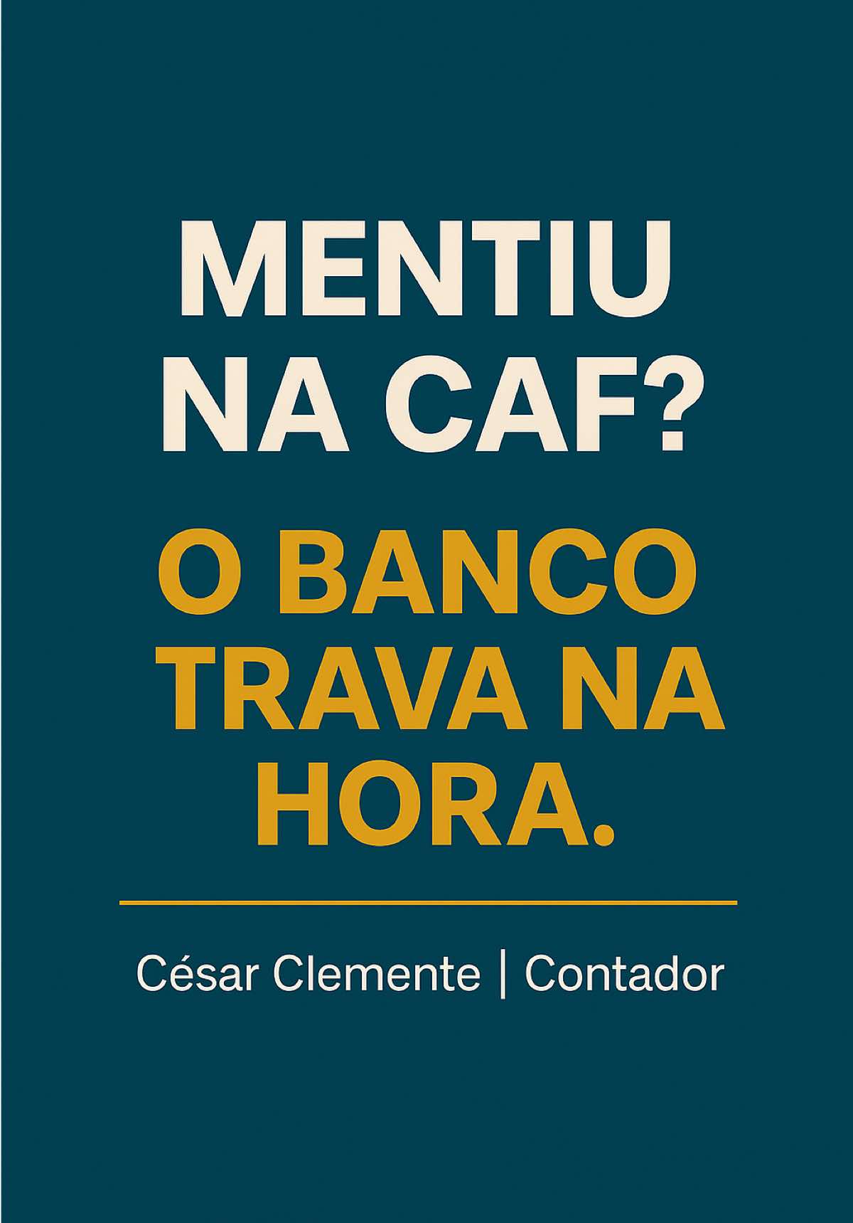 Tem produtor que acha que tá sendo esperto quando declara menos na CAF… Mas o banco cruza tudo — e é aí que o problema começa. Um caso recente mostrou bem o que acontece quando os números não batem. Assiste e vê se você também correria esse risco. #créditorural #caf #contabilidaderural #cesarclemente #agrocontábil 