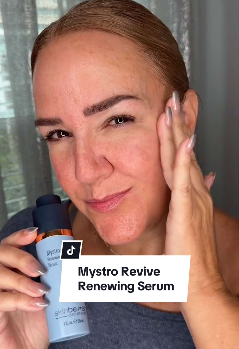 October is #menopauseawarenessmonth and @skinbetter science has the perfect serum to help women with hormonal skin changes like mine! 💁🏼‍♀️ #Giftedbyskinbetter 𝐌𝐲𝐬𝐭𝐫𝐨 𝐑𝐞𝐯𝐢𝐯𝐞 𝐑𝐞𝐧𝐞𝐰𝐚𝐥 𝐒𝐞𝐫𝐮𝐦 I can see why this serum has such outstanding clinical results! This is specifically formulated with key ingredients geared to address skin affected by hormonal decline during perimenopause and menopause.  📝 Effects of hormonal changes on skin health: ▫️Skin dryness and impaired barrier  ▫️Fine line and wrinkles  ▫️Loss of vitality (dullness & shallowness ▫️Redness  ▫️Rough texture ▫️Loss of elasticity (crepiness, sagging) This serum can be used am and pm on both the face and neck. It’s certainly a great addition to my skincare routine as I have pretty much every hormonal skin symptom since being in menopause.  Thank you #skinbetter for sending this new launch my way! #skincaretiktok #menopausehelp     𝘽𝙚 𝙠𝙞𝙣𝙙, 𝙢𝙪𝙘𝙝 𝙡𝙤𝙫𝙚! 💋 𝒯ℴ𝓇𝒾 ℒℯℯ