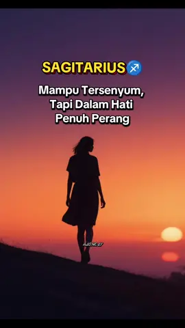 Sagitarius agi mampu tersenyum tapi dalam hati perang#sagittarius #zodiak #sagitariusseason #sagitariusvibes #fouryoupage 
