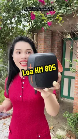 Loa HM 805 – âm thanh mạnh mẽ, bass sâu, thiết kế hiện đại cho trải nghiệm nghe nhạc cực đã! 🔊🎶 #onggiareview #loaHM805 #loaBluetooth #amthanhchat #tiktokshop Giá sản phẩm có thể thay đổi tùy thời điểm khuyến mãi trên TikTok Shop.