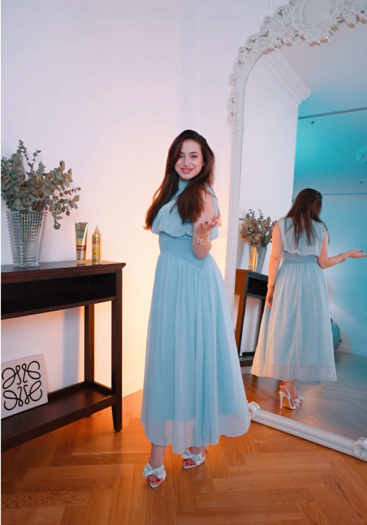 ✨ شعري صار يلمع وكأنه مراية! السر كله في Pantene Golds 😍 #haircare  #leaveinconditioner #Hairdamagerepair #Pantenegolds #ad 