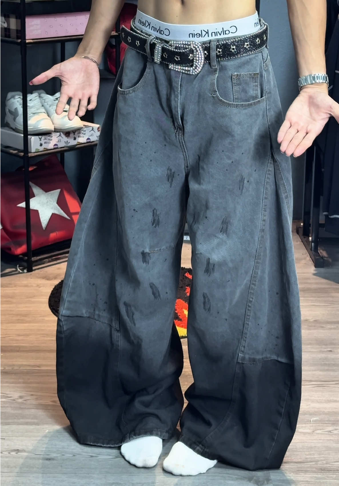 Quần jean ống cong @BUMBUM.STU #phoidonam #quanongrong #myoutfit #tetmacgi 