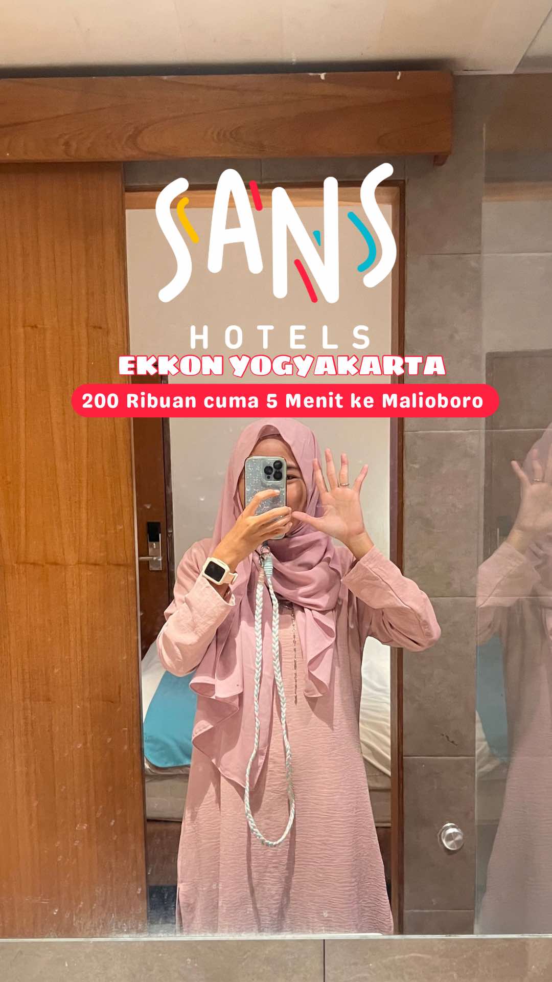 Nginep hemat tapi tetap stylish? Sans Hotel Ekkon Yogyakarta jawabannya! 🏨 Harga mulai 200 ribu aja, tipe Superior Double dengan wifi kenceng, meja kerja, 4 colokan, water heater, handuk, alat mandi, dan welcome drink. 📍Lokasi strategis deket Malioboro & tempat kuliner. Pesan gampang di aplikasi RedDoorz, jangan lupa pakai kode promo YUKNGINEP biar makin hemat 💙 #RedTravelers #BerkeSANS #HotelJogjaMurah #SansHotelEkkon #StaycationJogja 
