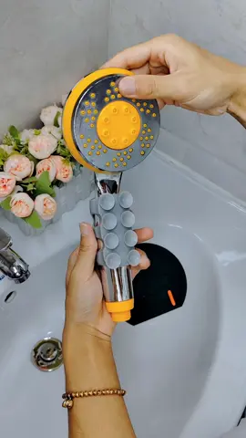 The shower stand that comes with the bathroom is too high and inconvenient. Prepare a suction cup shower stand. It has a caterpillar shape, strong suction, and is easy to move. #ShowerStand