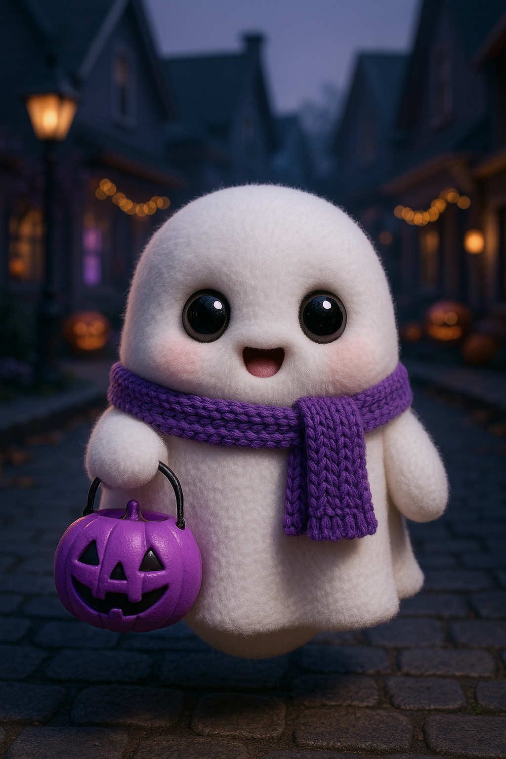 👻 🎃 #ai #cuteghost #halloween #whimsycreatures #imnotahappyperson @Daniel Seavey 