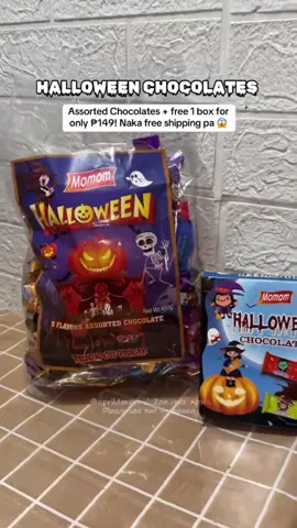 Ang cute ng mga chocolates na ‘to! Perfect ngayong halloween 🥰👻🎃 #momomfoods #assortedchocolates #halloweenchocolate #halloweengiveaway #foryoupage 
