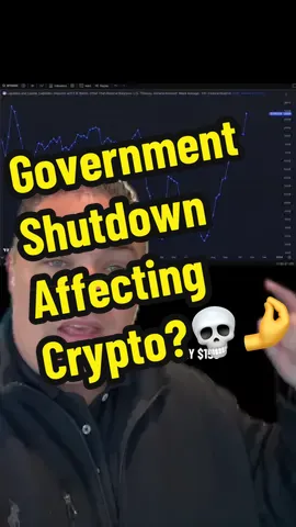 Government Shutdown Affecting Crypto?💀🤌 #cryptomarketupdate #crypto #bitcoin #thefed #altseason 