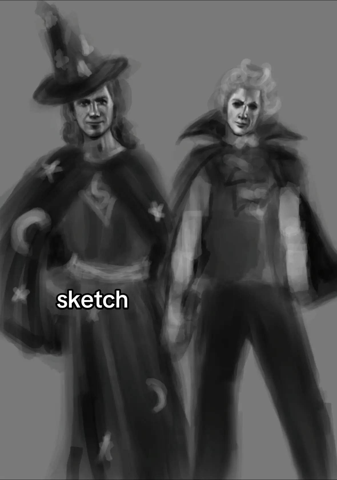 i think i’m learning the less i render during the sketch the better it turns out when coloring… much to think about #digitalart #astarion #bg3fanart #galedekarios #artistsoftiktok 