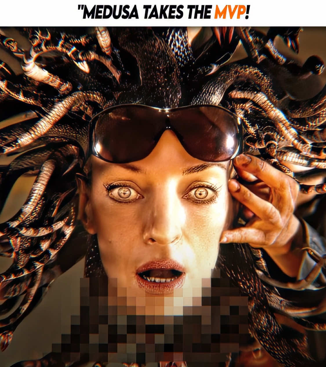 The face so beautiful,even Athena grew jealous——Medusa.#tiktok #edit #film 