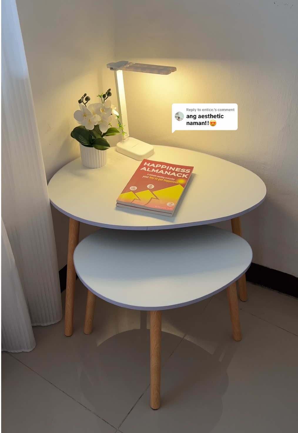 Replying to @entice. Superr ganda nito sis!🥰✨ #aesthetictable #nordictable #centertable #coffeetable #combinationtable #teatable #table 