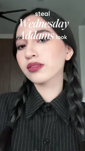 Recreate Wednesday’s makeup look using Tavi👀 💙 #tavistaycurious #TaviLipGlide #sunscreentavi #sunscreencicatavi #taviblush 