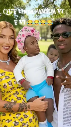 Vini Júnior e Virgínia com sua família daqui uns anos 😂😂😂 #ia #inteligenciaartificial #viniciusjunior #virginiafonceca #meme