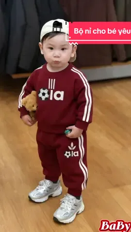 Bộ nỉ cho bé yêu#videoviral #quânochobe #xuhuong 