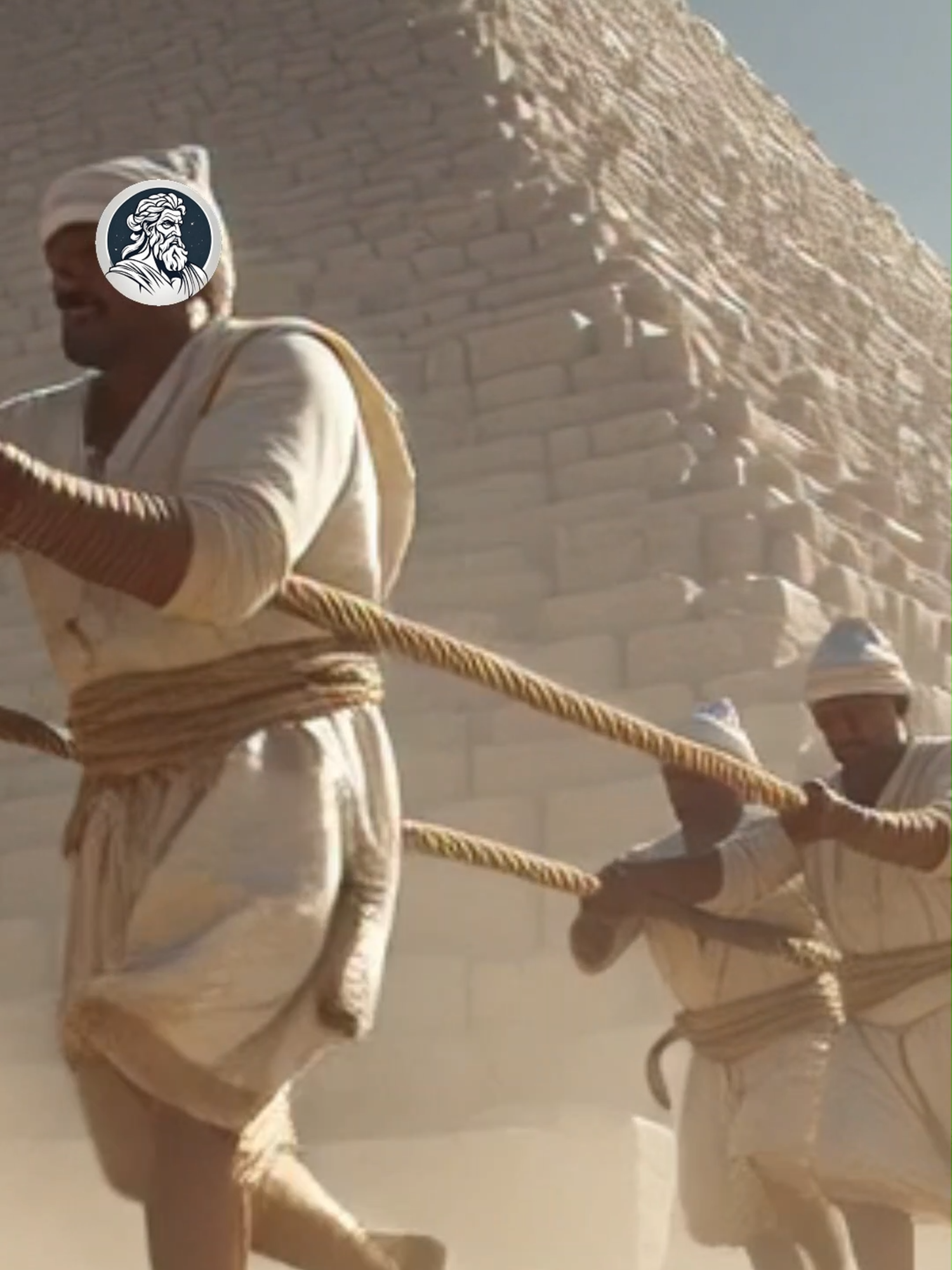 HOW THE PYRAMIDS WERE MADE #cadamitologia #fyp #giants #ai #egypt #desert #pyramids #alien