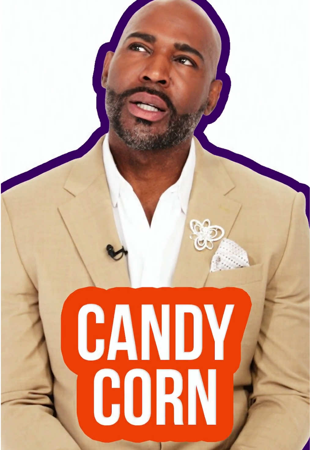 Important question: Candy Corn? 🤍🧡💛  #KaramoShow #halloween 