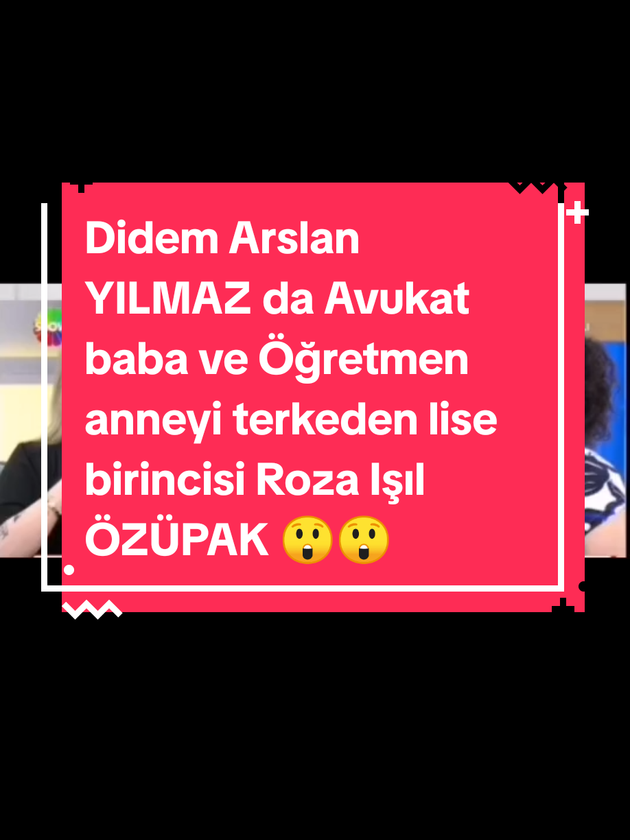 Didem Arslan YILMAZ da Avukat baba ve Öğretmen anneyi terkeden lise birincisi Roza Işıl ÖZÜPAK ın yaşamı ile ilgili öyle telefonlar geldi ki, iddialar çok ciddi #didemarslanyılmazlavazgeçme #showtv #rozaışılözüpak #keşfetbeniöneçıkar #viralvideo 