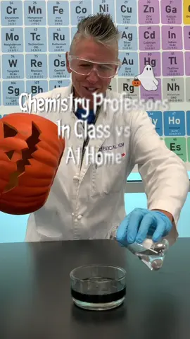Getting all Halloween Science in here 🎃 #chemistry #halloweenscience #chemistryclass #TikTokTober #TikTokPartner