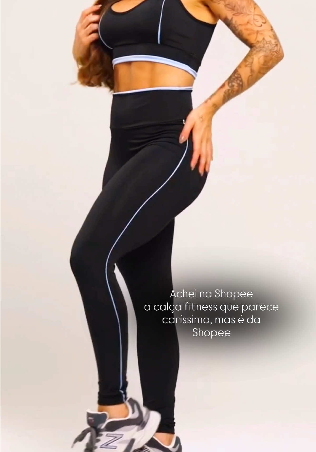 Achei na Shopee a Legging Fitness Básica perfeita para qualquer treino! Conforto, elasticidade e estilo que acompanham você em todos os movimentos. 🛒 Garanta a sua agora e leve seus treinos para outro nível! #shopee #comprasnashopee #fyp #viral #calçalegging 