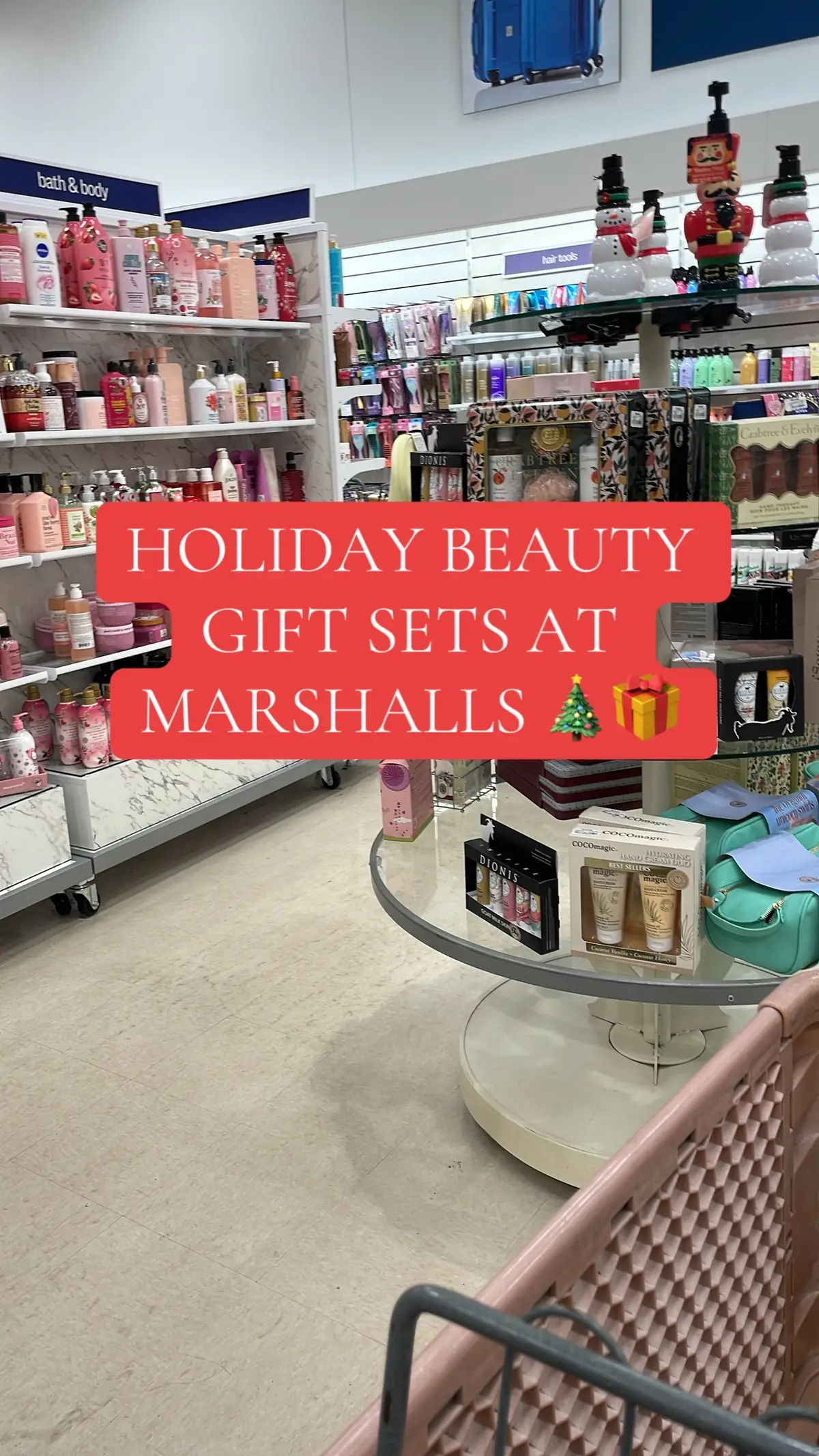 the holidays are coming and these affordable gift sets are PERFECT! #marshalls #trulybeauty #beekman1802 #miimmiic #treehut @Palmer's @Truly Beauty @Miim.Miic Fragrance Labs @philosophy @Hempz @Tree Hut @L’OCCITANE @Beekman 1802 