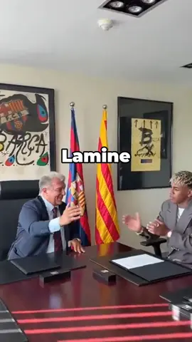 Laporta corrects Lamine Yamal and puts him on a new path for the future.#barcelona#lamineyamal#football#raphinha 