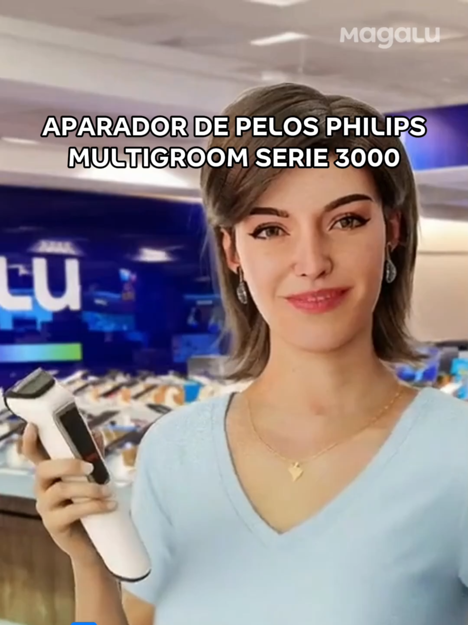 Dizem que a barba é a maquiagem do homem, né? 🤔 Então esse aqui é o KIT PROFISSIONAL! 💄 Barba, cabelo, bigode e até nariz! 😅 Esse aparador é o verdadeiro 8-em-1. Com lâminas que se auto-afiam e 60 minutos de bateria, ele é o único kit que você vai precisar. Praticidade MÁXIMA! Pra garantir o seu é só digitar esse código no App Magalu: 108510900 #AparadorDePelos #BarbeariaEmCasa #CuidadoPessoal #Philips #BarbaFeita #Praticidade