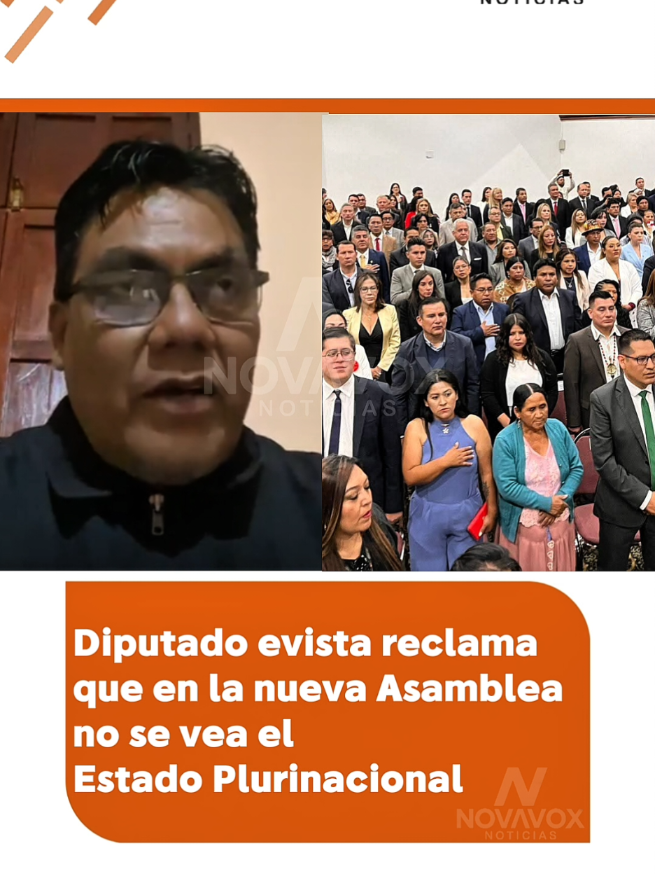 🟠 El diputado evista #HectorArce lamentó que entre los nuevos legisladores no esté representado el poncho, la pollera y la abarca. Responsabilizó a #LuisArce como el causante de esta cambio y este 