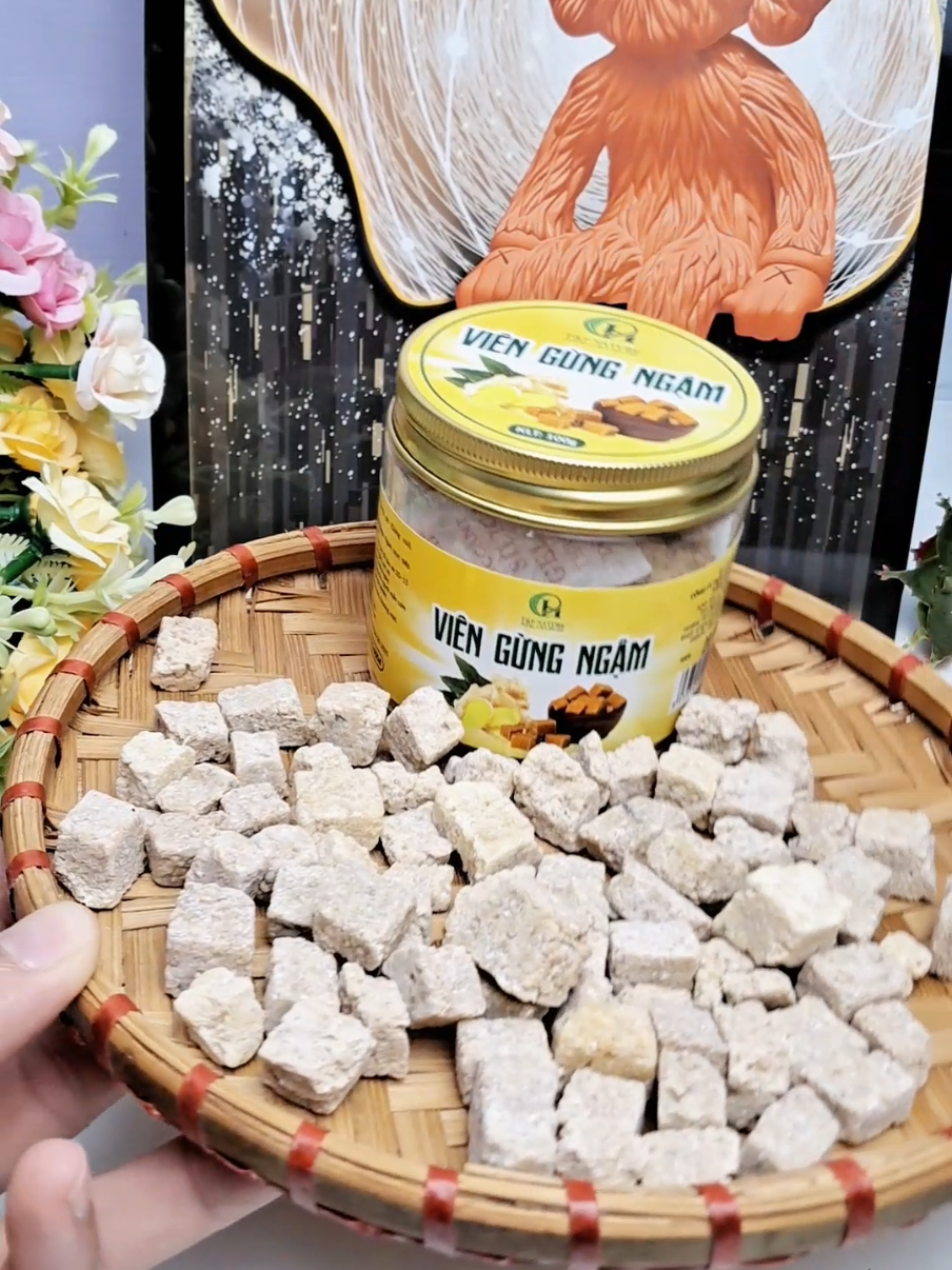 Viên gừng ngậm #xuhuong #viengungngam #keogung #gừng 