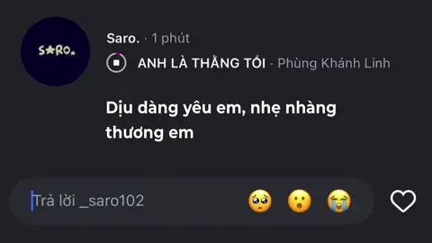 Dịu dàng yêu em, nhẹ nhàng thương em #_saro102 #lyrics #nhachaymoingay #xuhuong 