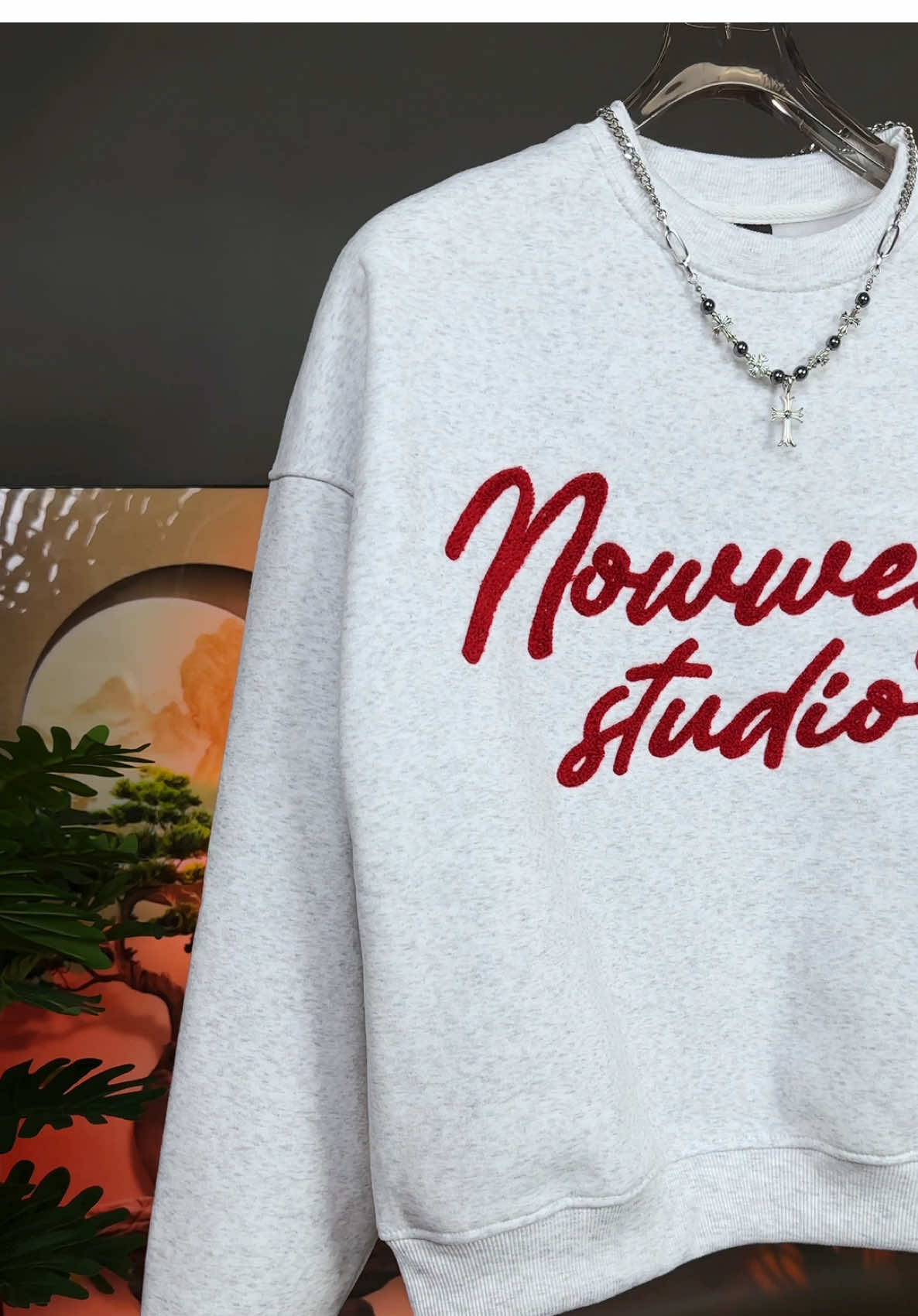 Áo Nỉ Sweater Thêu Xù Ver 2 .vải nỉ đẹp dày mịn.anh em mặc cùng jean ,kaki rất ok  #review #reviewchanthat #macdepmoingay #sweater #thoitrang 