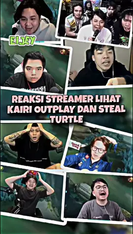 Reaksi streamer lihat Kairi steal turtle #onickairi #btrluke #MLBB9TH #MLBB #TerompetBangBang 