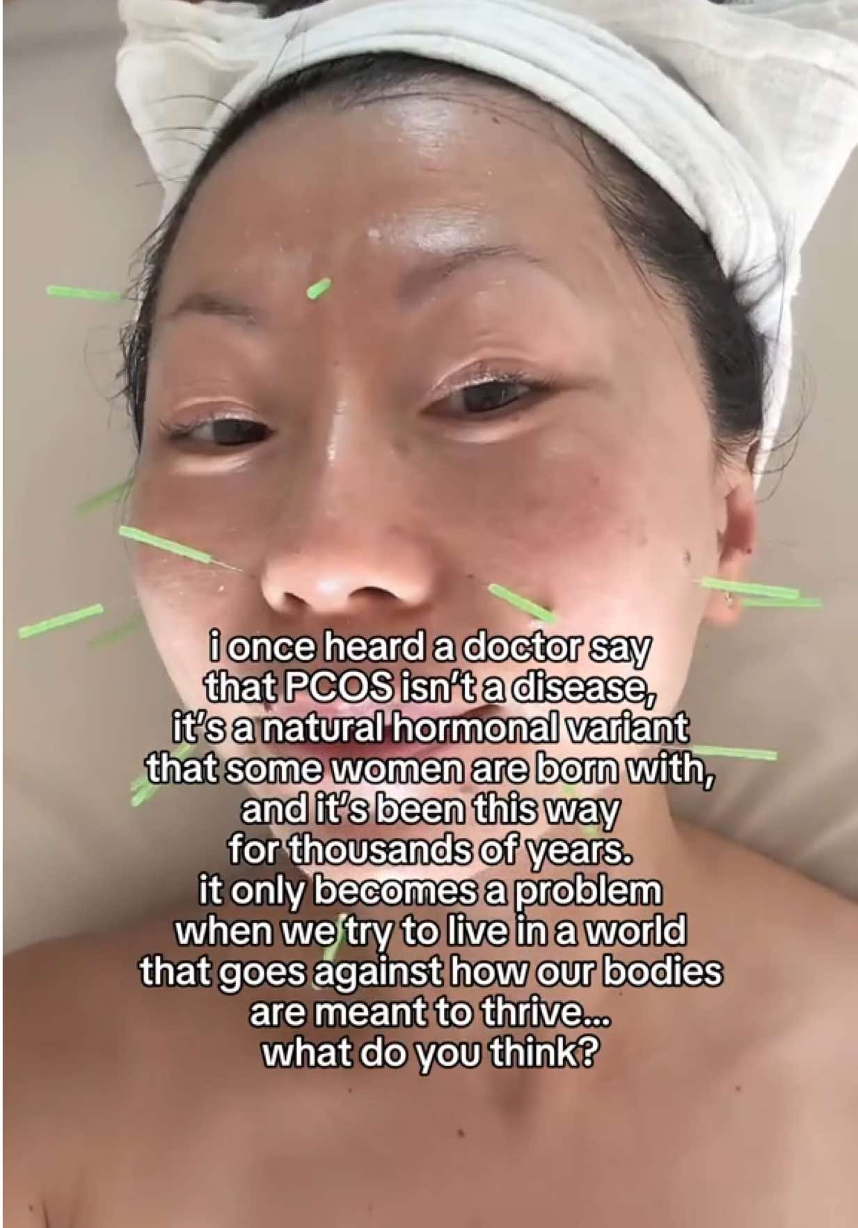 What do you think? This quote is from Dr. Felice Gersh, she said that PCOS today has become disease-like because our hormonal differences make us less able to live in today's dysfunctional society. Comment below or share this with someone who might relate. 🤔 #pcos #hormonehealth #chinesemedicine #holistichealth #wellnessjourney 