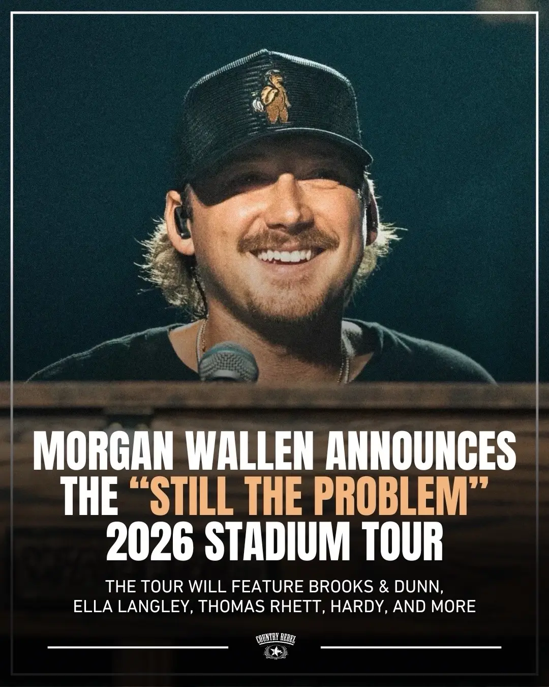After sharing a cryptic video earlier this week, @morganwallen has announced his 2026 tour - 