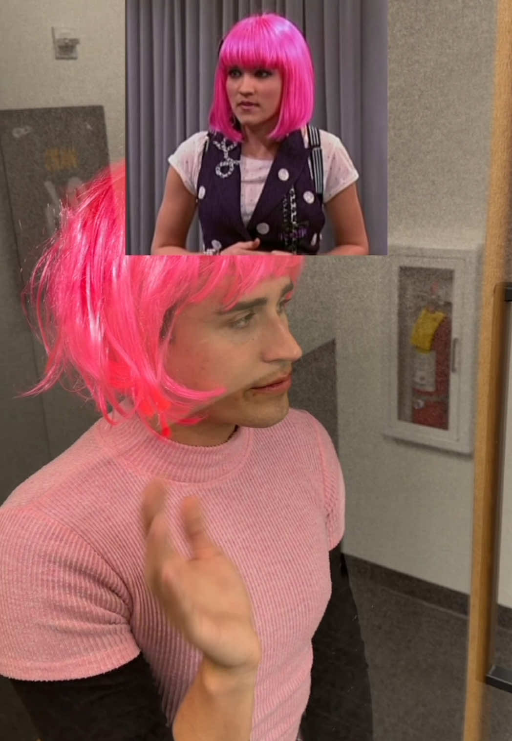 I love my job @Get Engaged @Get Engaged Content House #HannahMontana #Halloween 