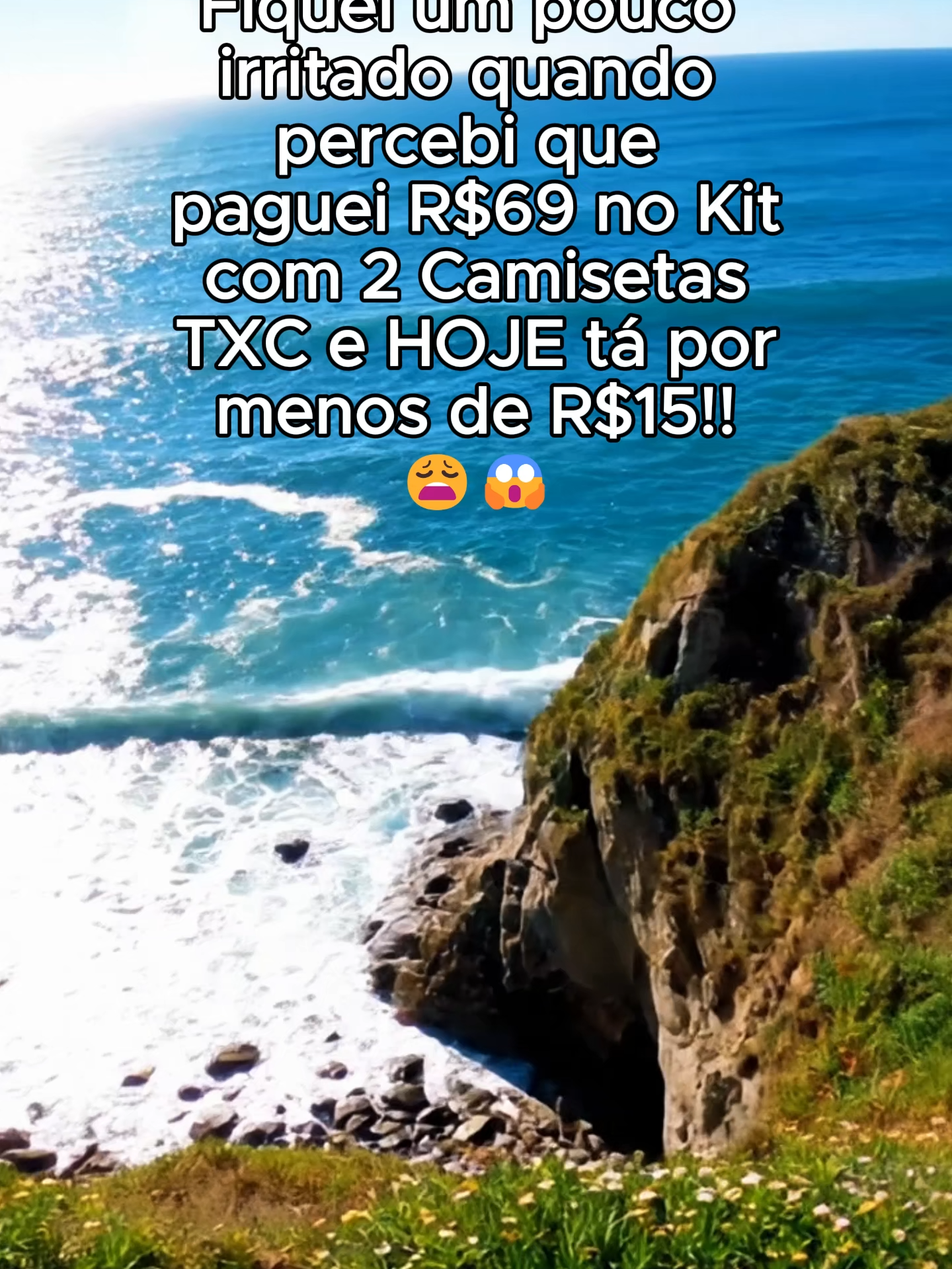 Kit 2 camisetas TXC - Promoção relâmpago no TikTok Shop! Só hoje! 😍 #tiktokshop #vídeosvirais #camiseta #modamasculina #estilo