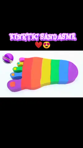 Very Satisfying & Relaxing Kinetic SAND ASMR#foryoupage❤️❤️ #viral #satisfying #fyp #kineticsand 