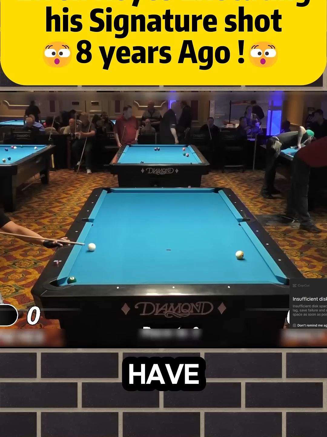 Efren Reyes signature 'Where where' shot 8 years ago !  #efrenreyes #Billiards #8Ball #9Ball #10Ball