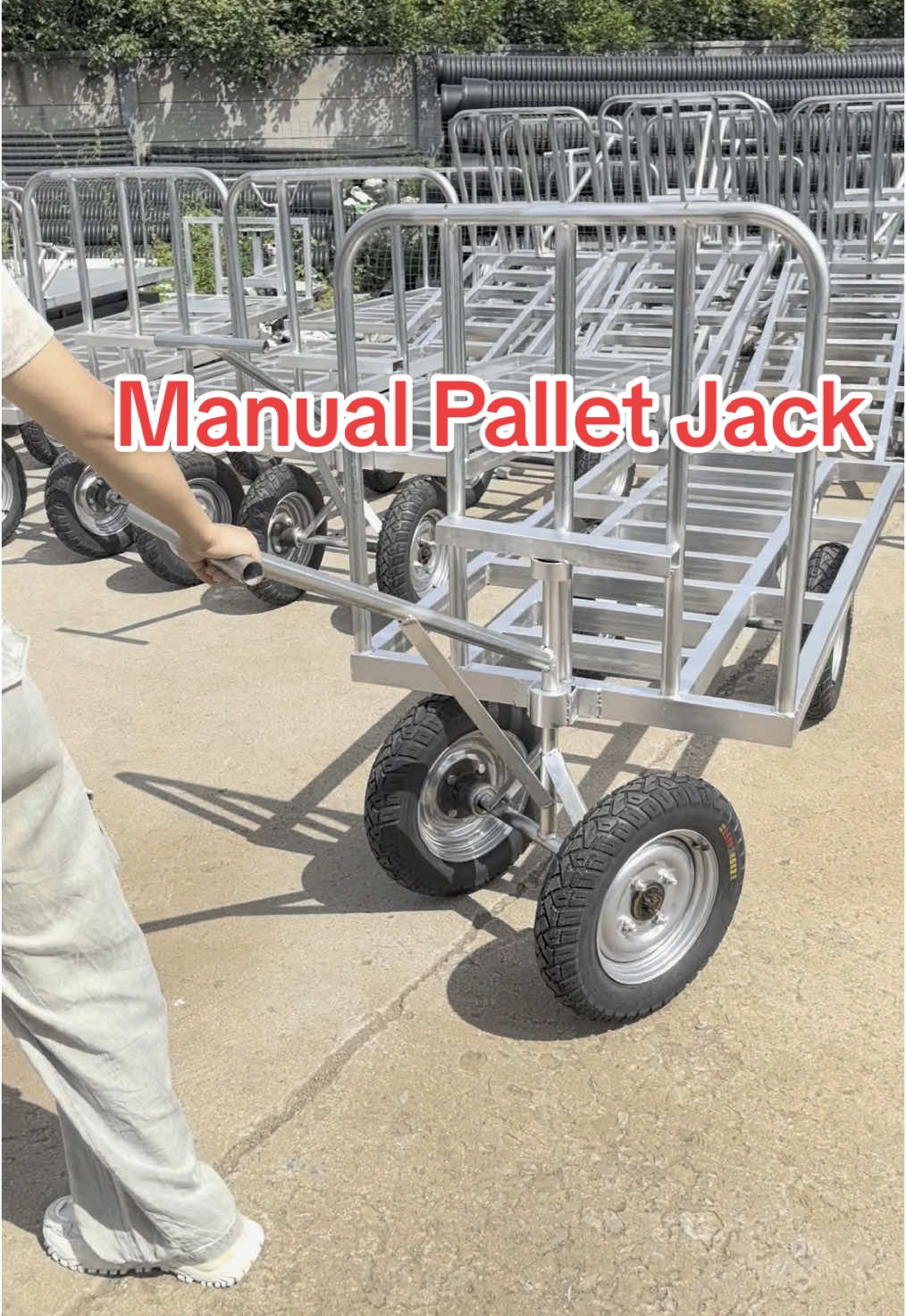 #Manual Pallet Jack#Hand cart#Goods turnover cart