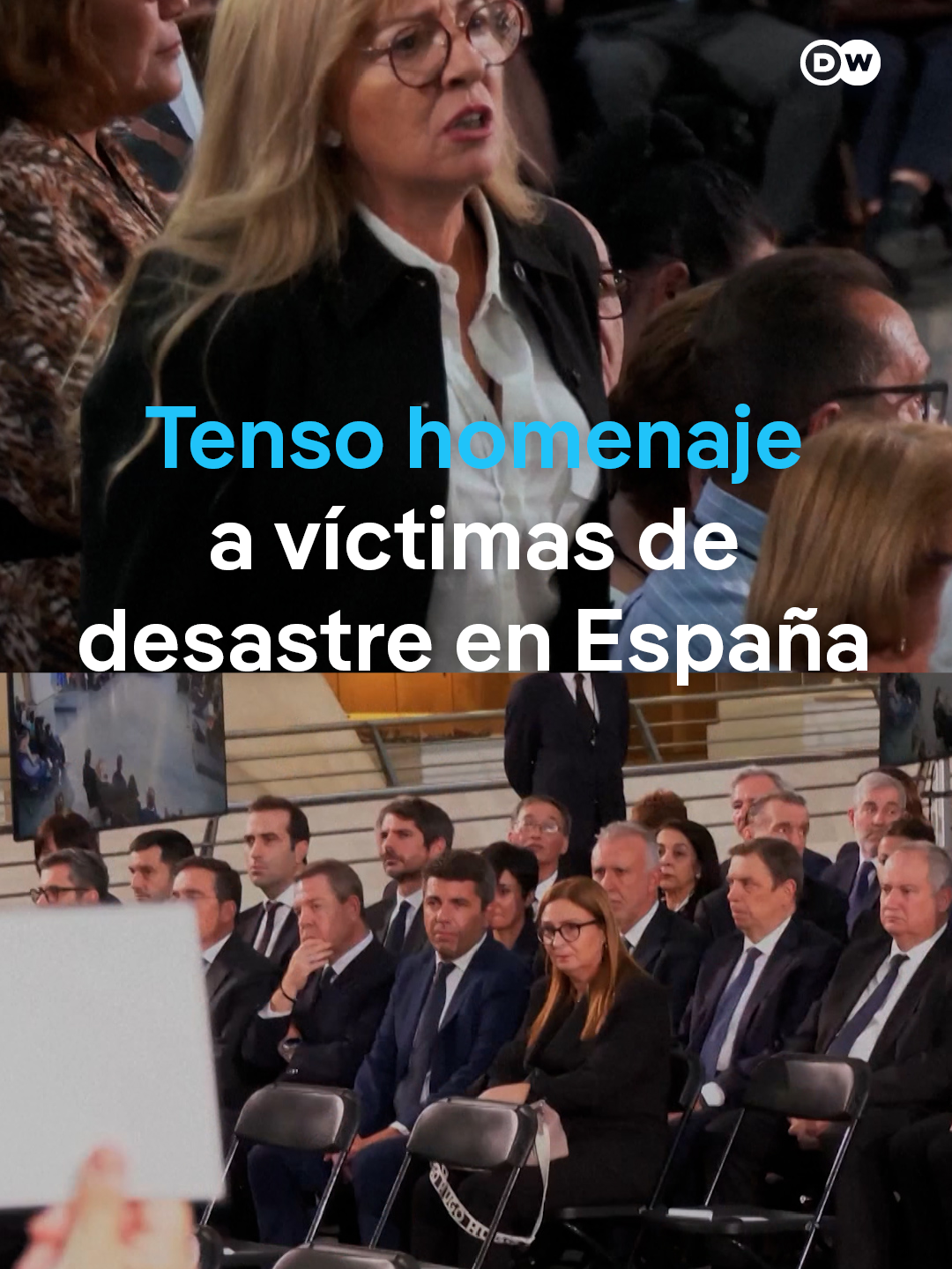 Tensión y gritos en el homenaje a las 237 víctimas de las inundaciones de 2024 en España Un año después del devastador temporal que afectó la Comunidad Valenciana, el funeral de Estado por los fallecidos estuvo marcado por las críticas al presidente de la región, Carlos Mazón. Los allegados pidieron su dimisión por considerar negligente su gestión del desastre. #España #Valencia #dana #inundaciones #desastresnaturales #negligencia #emergencia