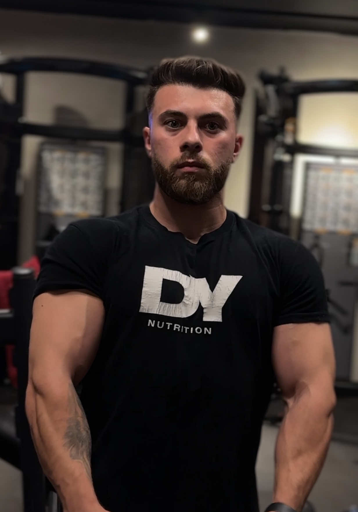 Arms workout - fueled by @dynutrition_ro 🔥 - RARES10 -for 10% discount.  #Fitness #workout #arms #biceps