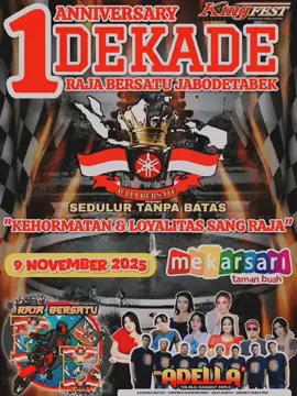 insyaallah ikut meramaikan acara #1dekademekasari #kinkfansh#yrkiindonesia #rxkingindonesia #135cc 