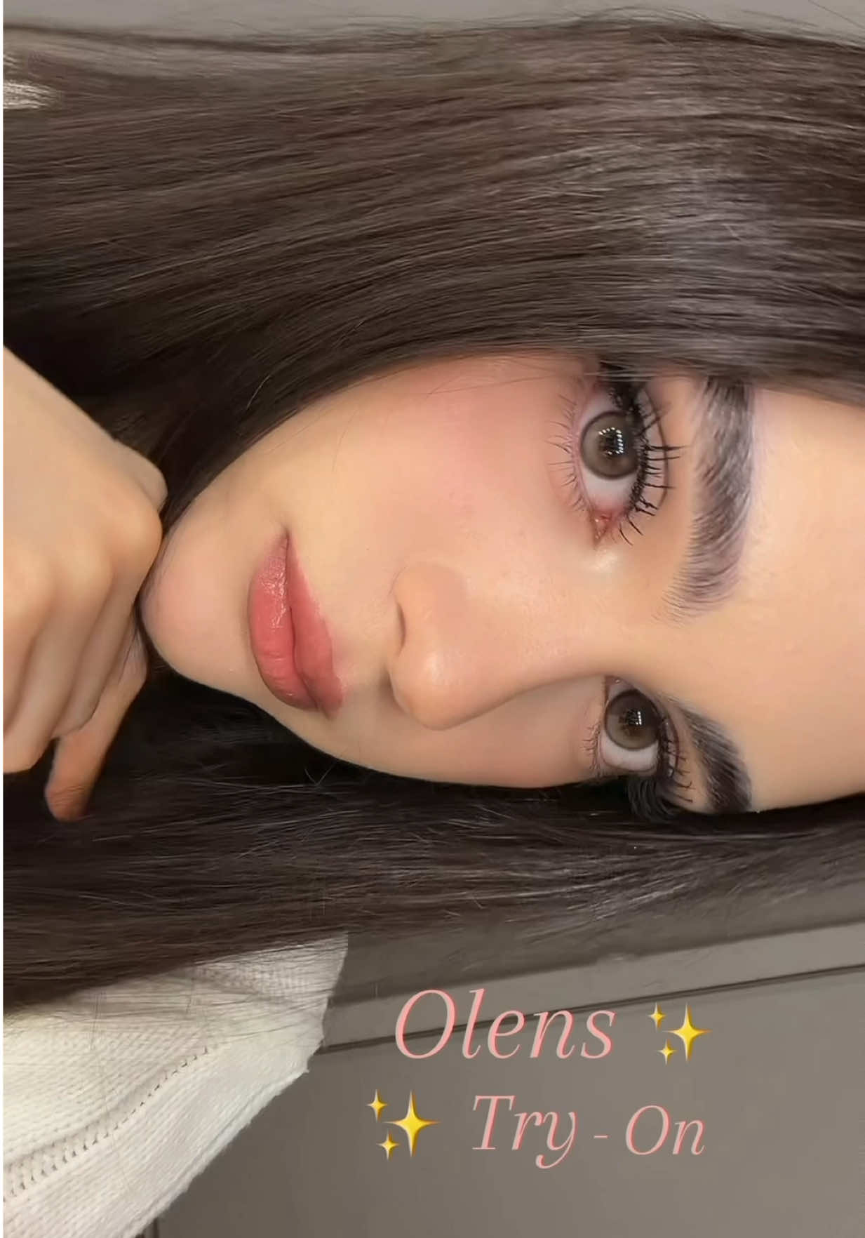 Lenses from @OLENS Global Official 💕💘 Products: 1. Muse shine brown  2. Moonrise mauve pink 3. Secret tint brown  My promo code “bibiyzae” 💖 #olens #olensglobal #contactlenses #fyp #foryoupage 