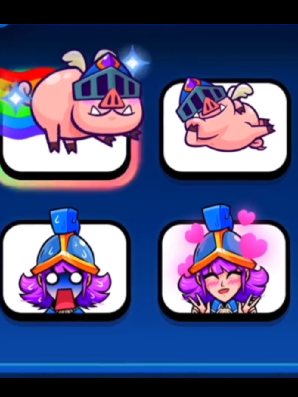 Novos emotes da temporada 77 Clash Royale. #clashroyalebr #clashroyaleemotes #clashroyaleedit #clashroyaleemotesexclusivos #clashroyaledaily 