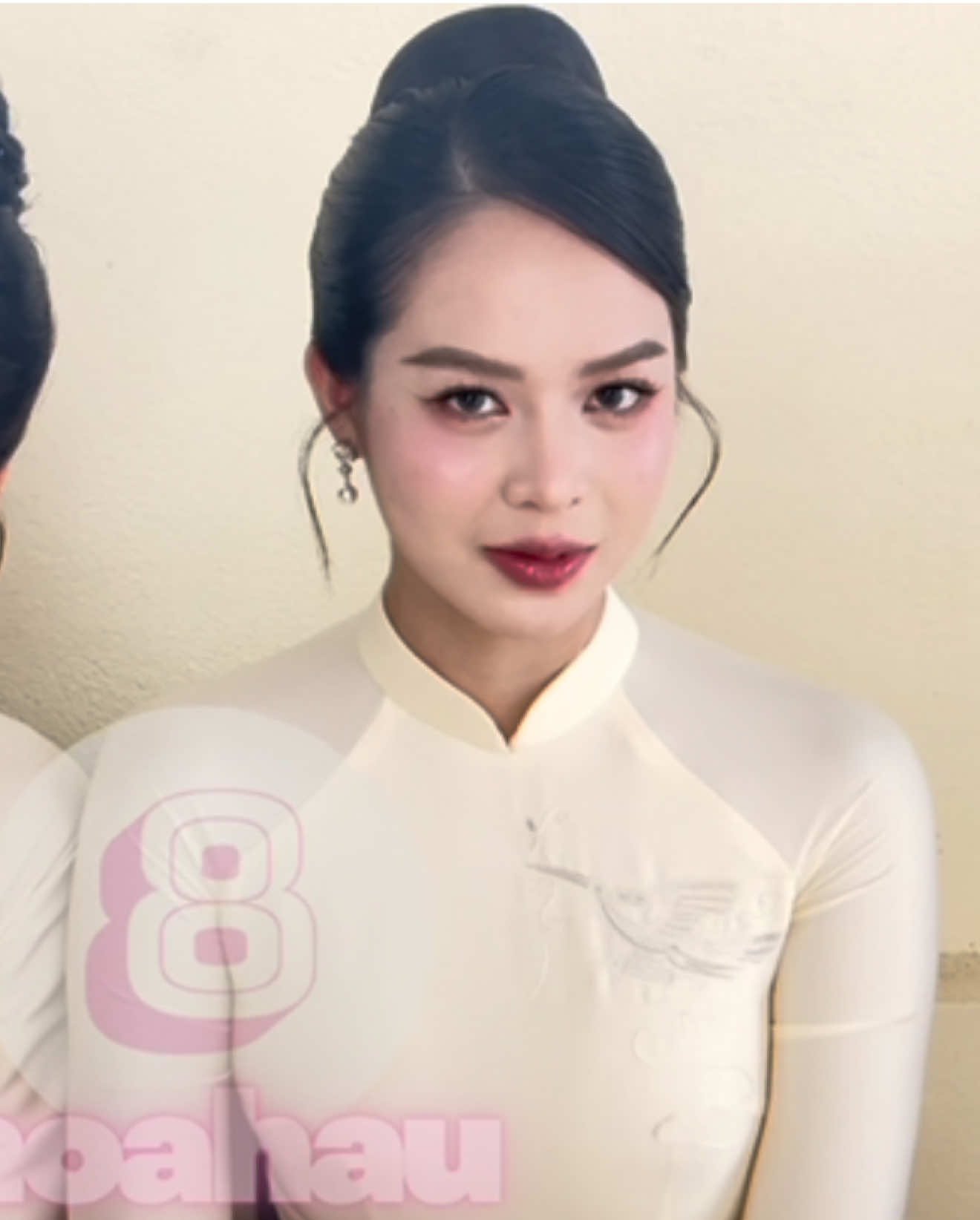 Visual đáng yêu của Hoa hậu Thanh Thuỷ ở đám cưới Đỗ Thị Hà! #dothiha #dothihacuoichong #hoahauvietnam 