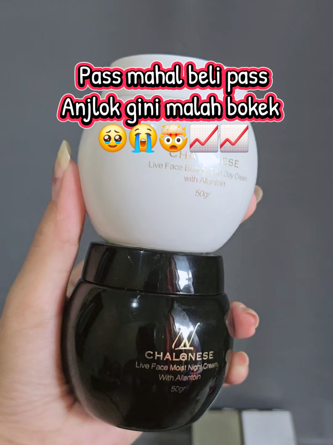 [CHALONESE] WHITENING MOISTURIZER DAY CREAM DAN NIGHT CREAM 🩷💞#nightcream #daycream #skincare #chalonese #moisturizer 