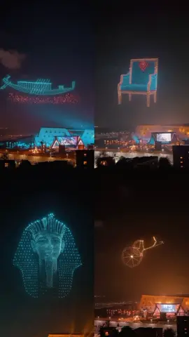 السماء تضيىء فوق المتحف الكبير استعدادا للافتتاح 🥰🇪🇬 #grandmuseumofegypt  #egypt🇪🇬  #trending  #viral  #متحف_مصر_الكبير🇪🇬 