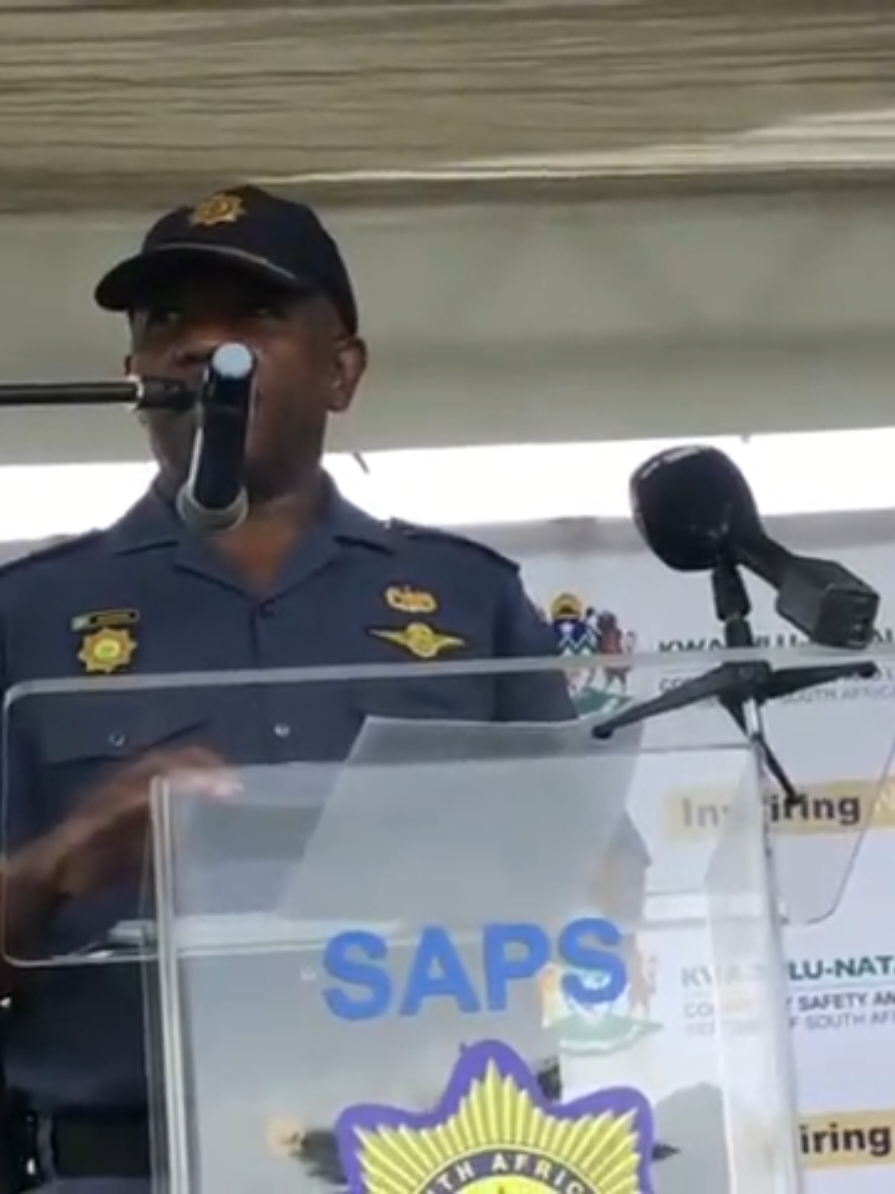 Gen Mkhwanazi laying out the Festive Season Safety Plan today at the #Launch of Safer Festive Season Campaign at the  Durban beachfront earlier today🗓 #Mkhwanazi #SAPS #fyp 