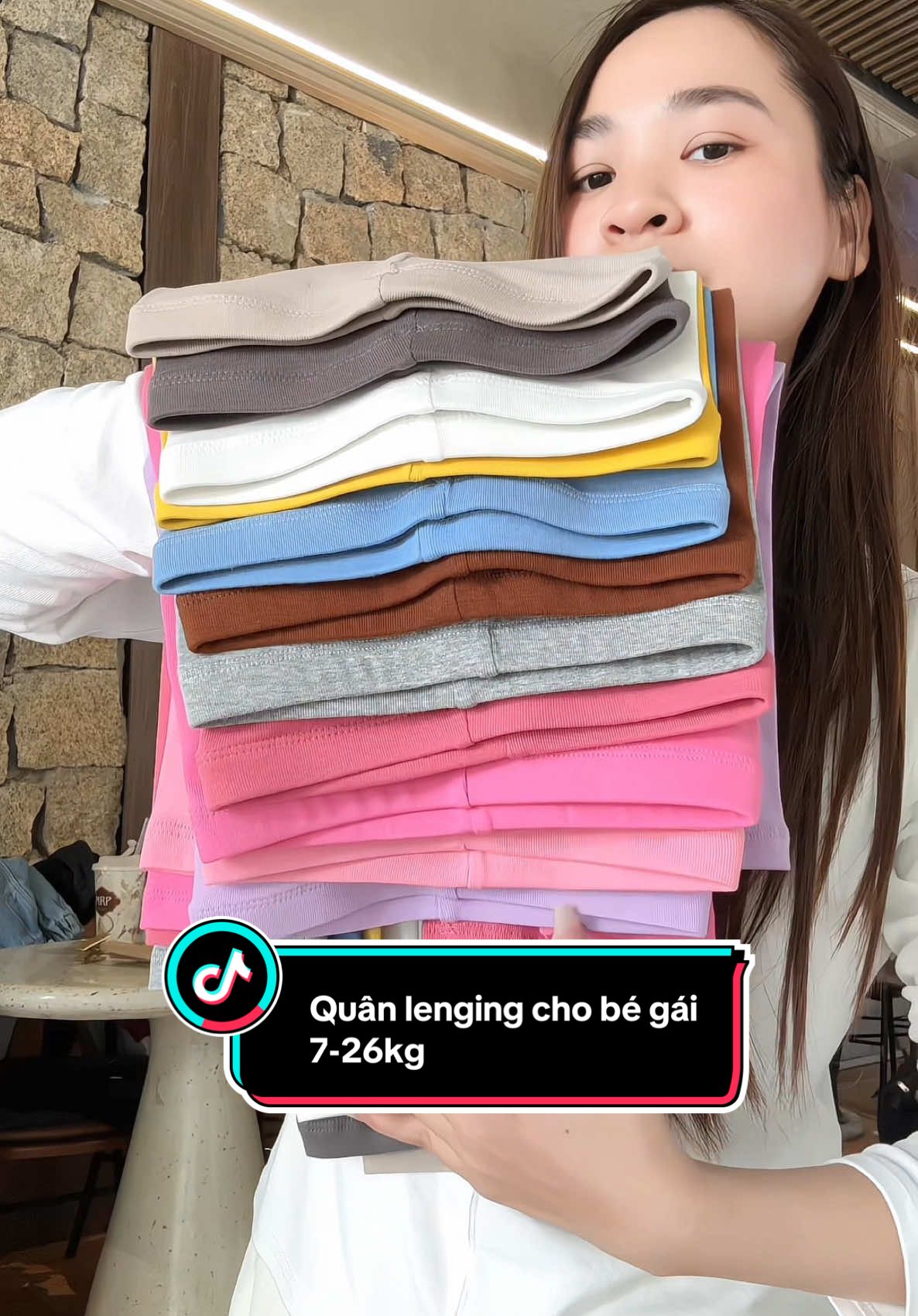 Quần lenging cho bé gái chất liệu pozip co dãn mềm mịn cho giãn 7-26kg.#megaoreview123 #quanaotreem #quanlengingchobe # mềm mịn thoải mái