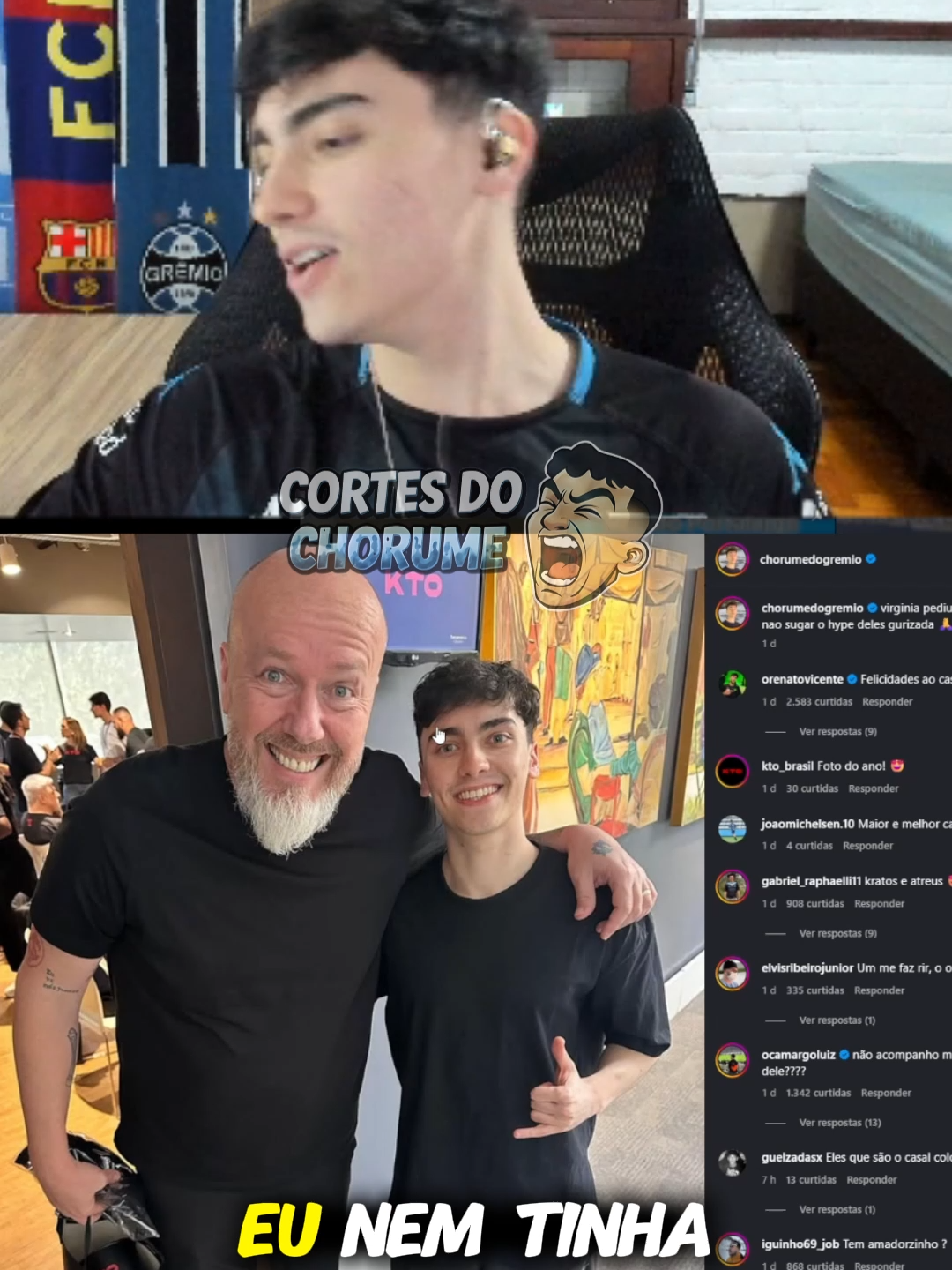 a foto que parou o brasil e o tamanho da jaca de fabiano baldasso #futebol #futebolbrasileiro #gremio #internacional #baldasso